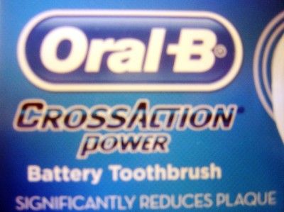 Oral B CrossAction Power Battery Toothbrush 3 Pk Med   2 Replacement 