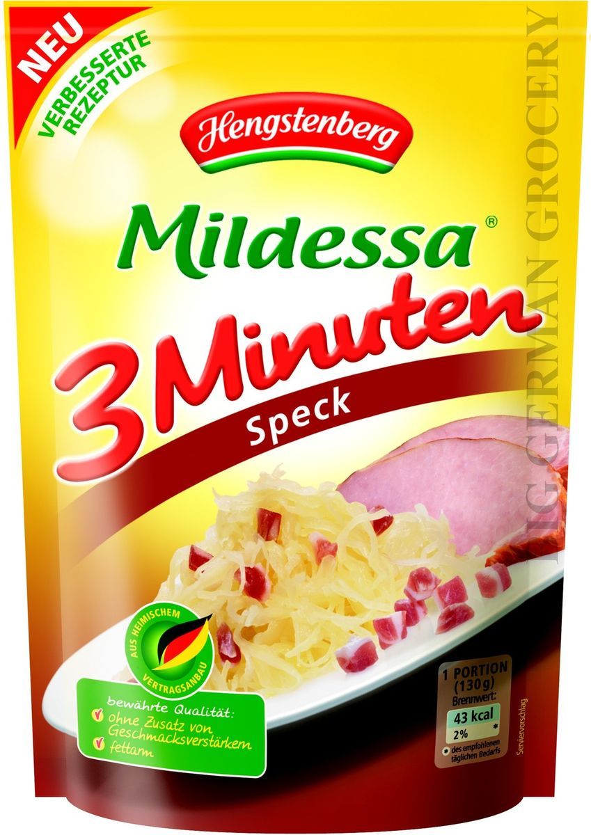 Hengstenberg Mildessa German sauerkraut Herzhaft