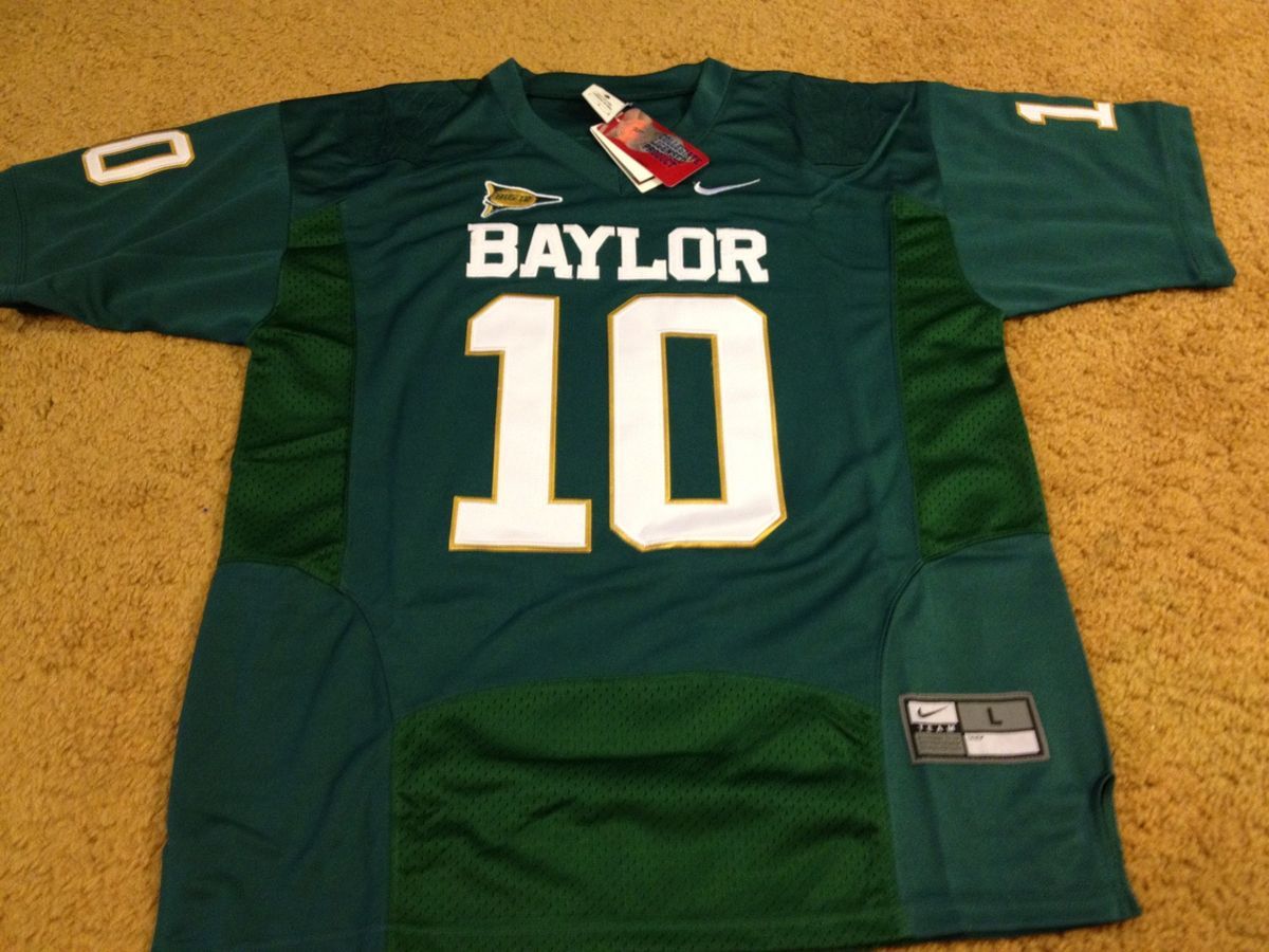 ROBERT GRIFFIN III RGIII BAYLOR BEARS REDSKINS SEWN JERSEY NEW SIZE 