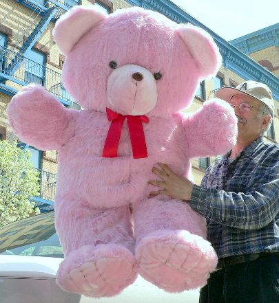Lifesize Teddy Bear 48 Giant Plush Stuffed Animal Pink