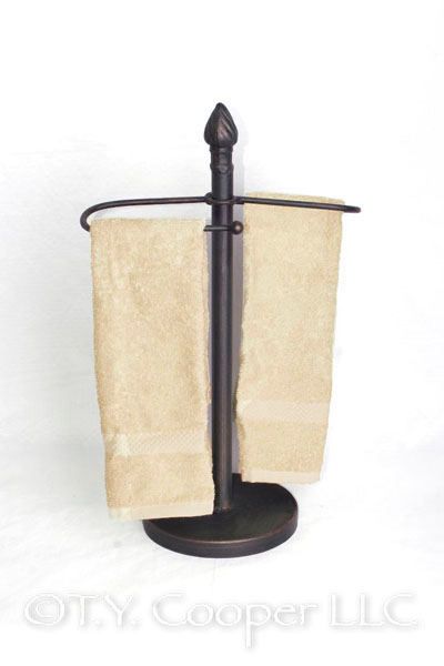 Wrought Iron Metal Bathroom Hand Towel Holder 4451