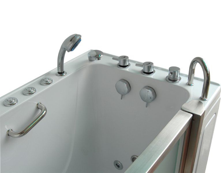 Ellas Deluxe Massage Walk in Bathtub Tub Jacuzzi Hydrotherapy Hydro 