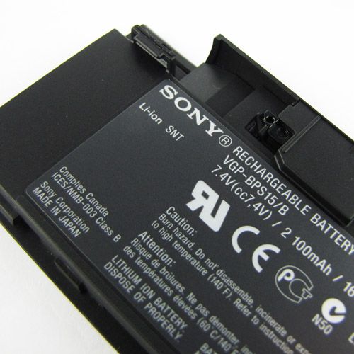   Sony Vaio VGP BPS15 B Battery Vaio P Series 2100mAh 7 4V