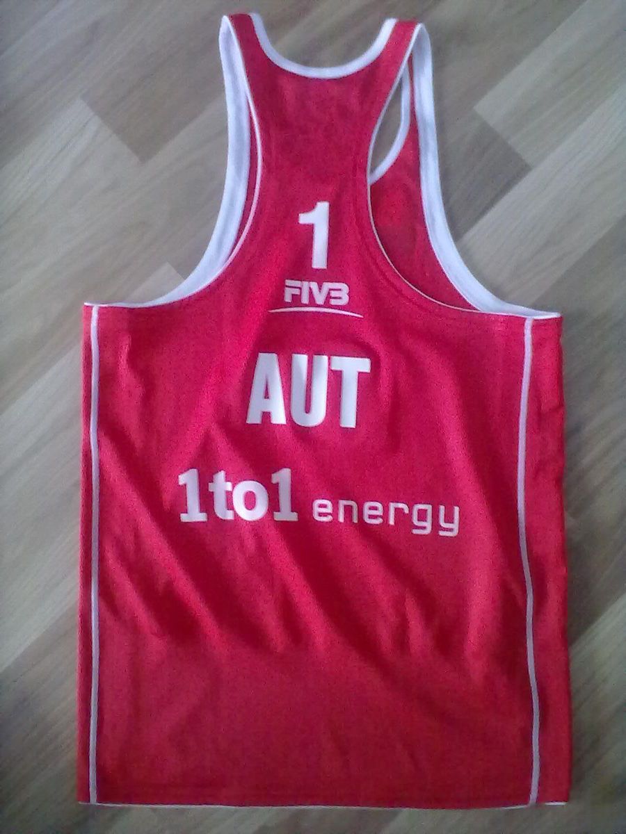 Beach Volleyball FIVB DESCENTE SWATCH WORLD TOUR 2012 PLAYER SHIRT 