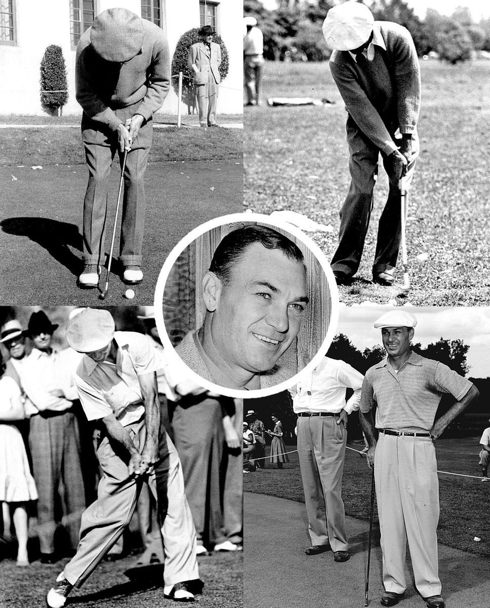 Ben Hogan Unique Swing Putt Sequence Collage Print 2