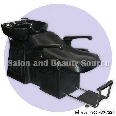 Shampoo Backwash Unit Bowl Chair Bed Salon Equipment LS