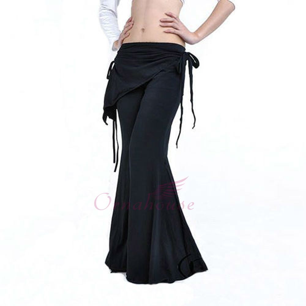 hot tribal belly dance pants bottom costume black