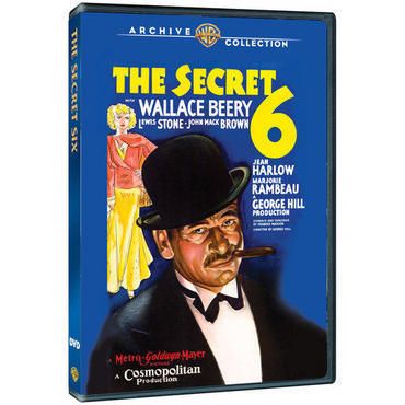 THE SECRET SIX 6 DVD Wallace Beery, Lewis Stone, John Mack Brown, Jean 
