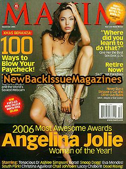 maxim 12 06 angelina jolie eva mendes decembe r 2006