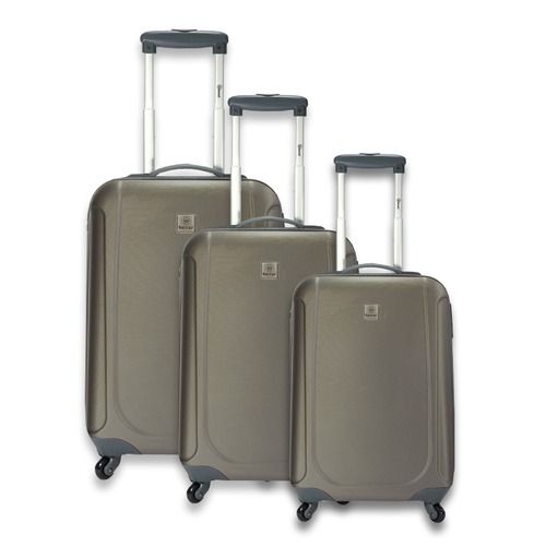 Benzi 3 Piece Hardsided Spinner Luggage Set Black BZ3789BLACK