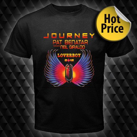 JOURNEY PAT BENATAR NEIL GIRALDO 2012 LOVERBOY Tour T Shirt S M L XL 