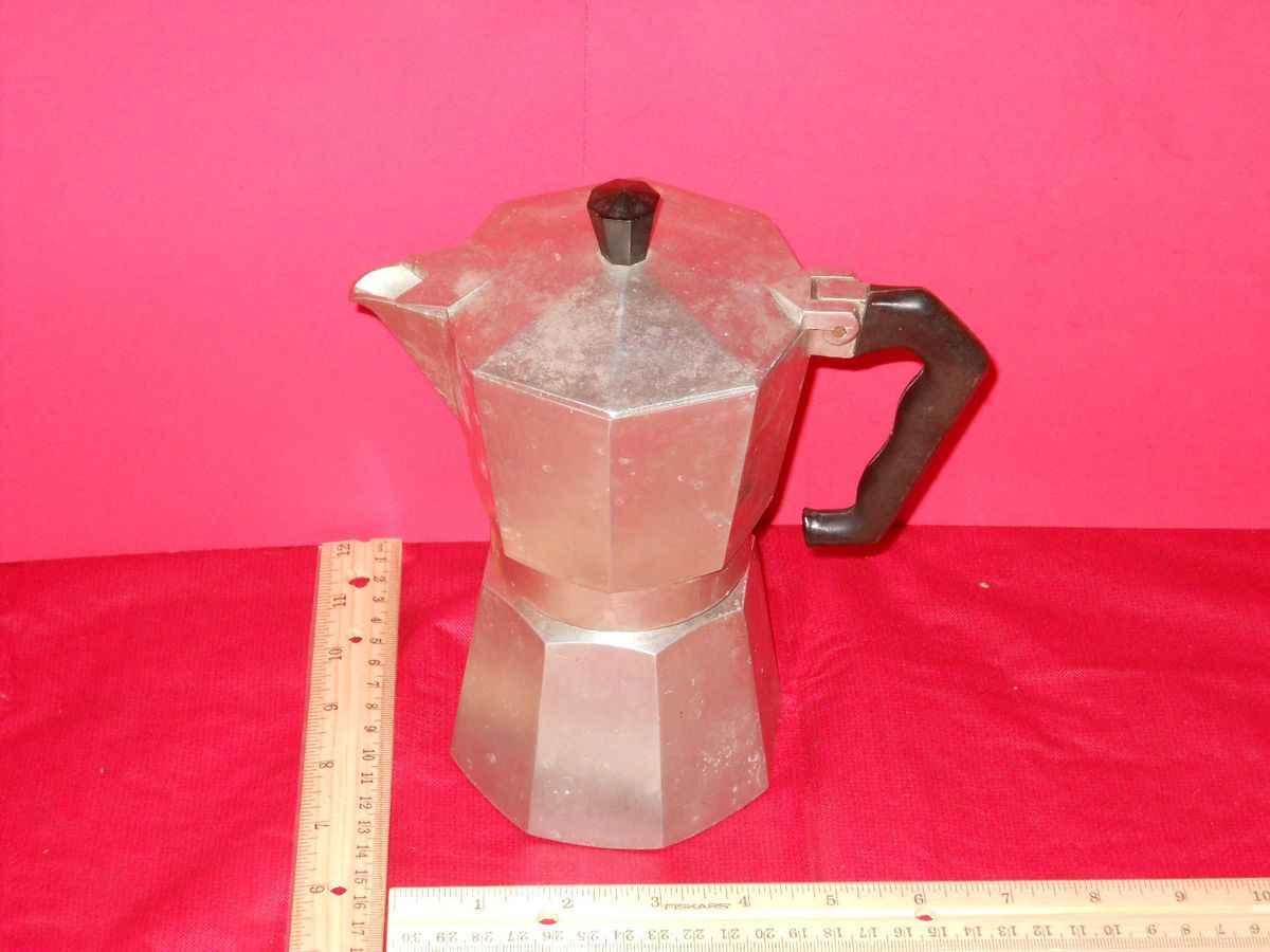 Vintage A Bialetti Crusinallo Moka Express Coffee Maker Made In Italy