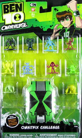 New 2012 BEN 10 Omniverse OMNITRIX CHALLENGE Game Watch w/ 10 Mini 