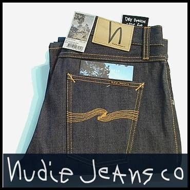 Nudie Jeans Sharp Bengt Dry Orange Selvage 31x34