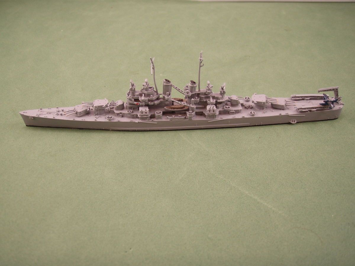 USS Cleveland CL 55 Cruiser Neptun 1340 1 1250 Waterline Ship WWII