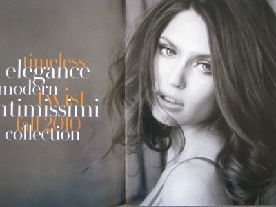 Intimissimi Catalog Bianca Balti Sheer Lingerie New