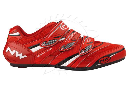 wave vertigo carbon reinforced 3strap road cycling shoe