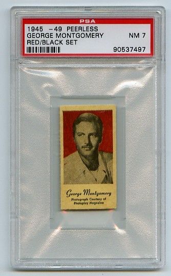 1945 1949 Peerless Weight Machine George Montgomery PSA