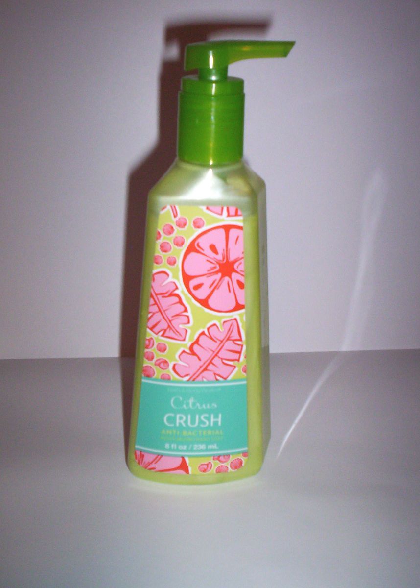 BATH BODY WORKS CITRUS CRUSH MOISTURIZING ANTI BACTERIAL HAND SOAP 8FL 