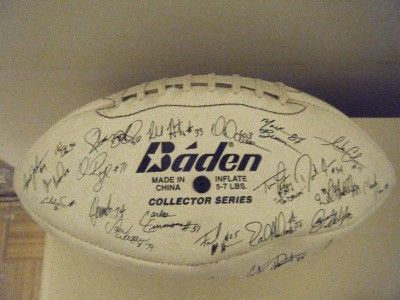 Pittsburgh Steelers Baden Collector Series Stamped Autographed 