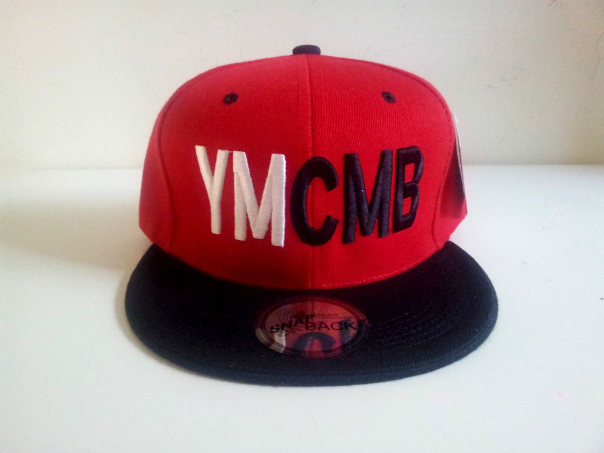   Young Money Cash Money Billionaires Red Black Snapback Cap