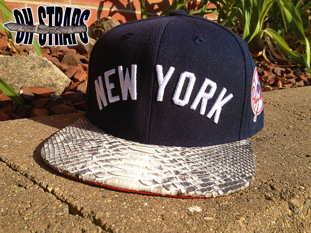    Snakeskin Strapback Python Job Snapback Just Don C Kanye Big Sean