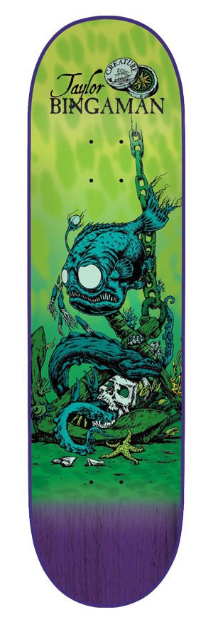 Creature Bingaman Cove Powerply 32 x 8 375 Skateboard Deck 