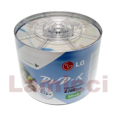 6000pcs LG DVD R 16x Logo Blank Media Wholesale 10 CTNS