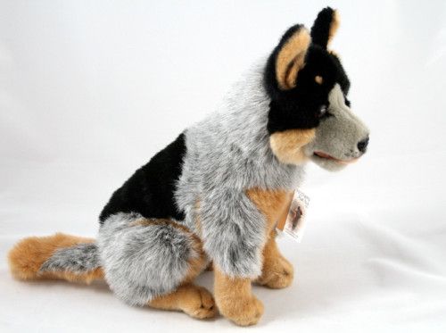 Cattle Dog Blue Heeler Stuffed Plush Toy New Marshall