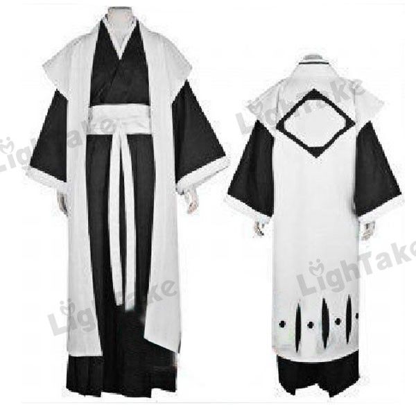 Bleach Death Captain Taichou Haori Cosplay Costume Robe Short Sleeves On Popscreen