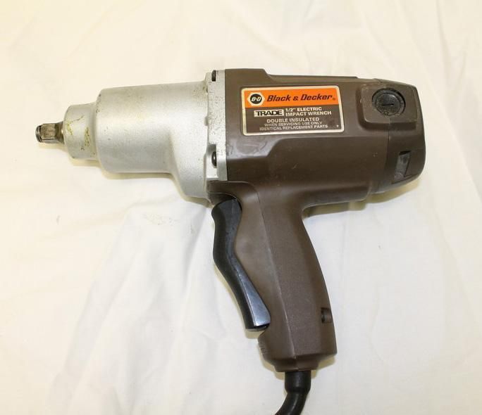 Black & Decker 1/2 Drive Air Impact Wrench MADE IN JAPAN, 6558