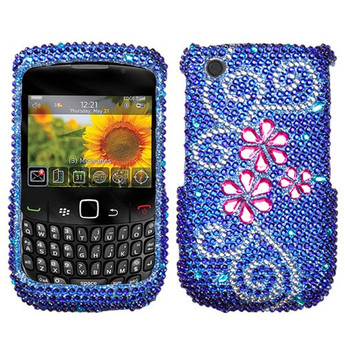 BLACKBERRY 9330/9300/8530/8520 (Curve 3G) Rhinestones Case Cover Juicy 