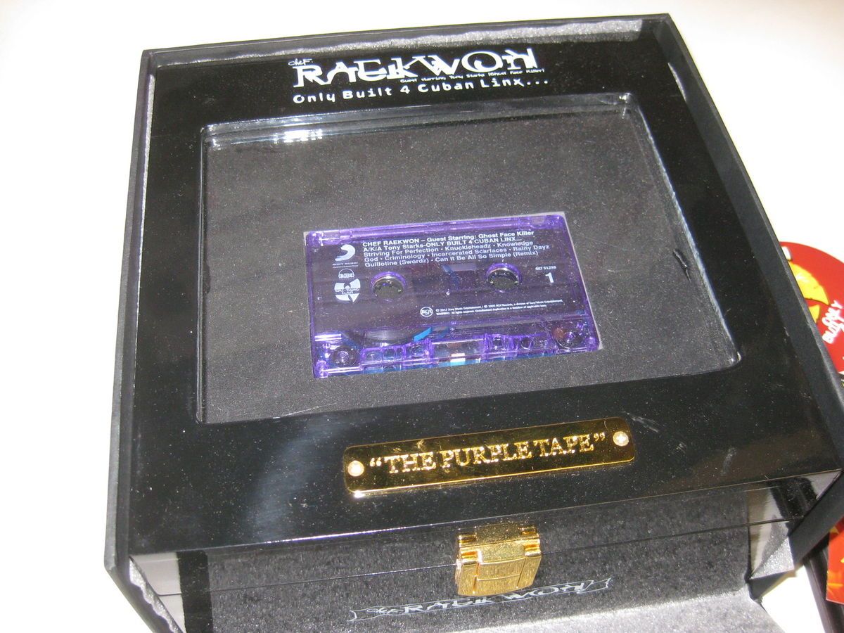 RAEKWON Only Built 4 Cuban Linx The Purple Tape BOX SET factory 2nd 