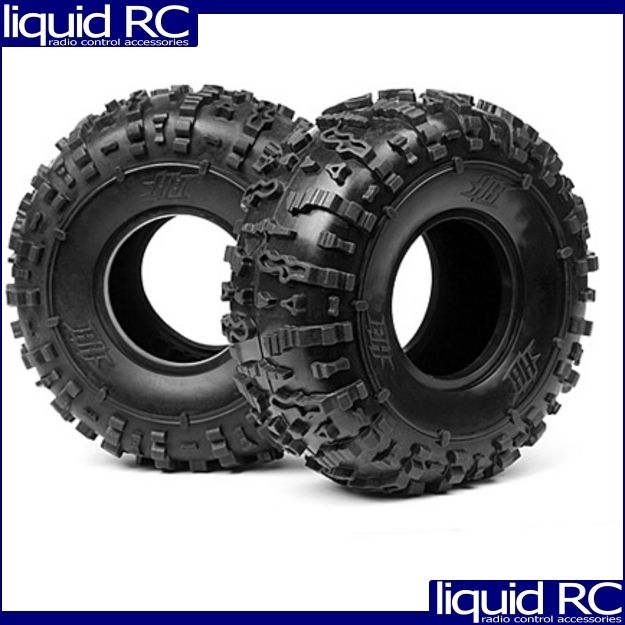 Hot Bodies Rover Tire Blue Rock Crawler (2) HPI Wheely King 1/12 