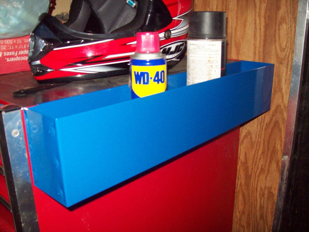 20 New Cobalt Blue Can Holder A Snap 2 Use on Bottom Tool Box Tools 