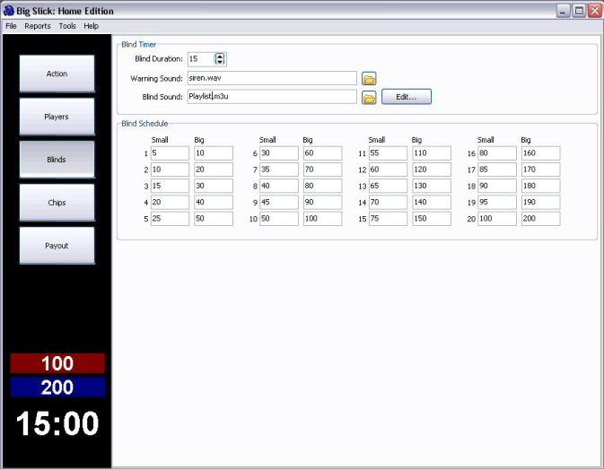 Texas Holdem Poker Software Tournament Director Timer