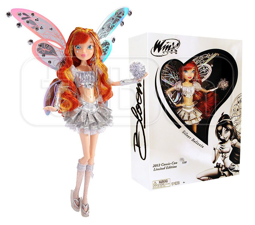 SILVER BLOOM doll SDCC fashion WINX CLUB BELIEVIX comic con 2012