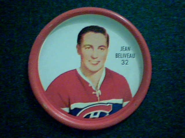 Jean Beliveau 1962 63 Shirriff Coin No 32