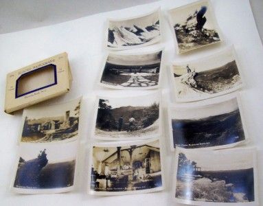 VINTAGE SET OF PHOTOS OF BLOWING ROCK NC FROM LATE 30S TO 1940s 10 B&W 