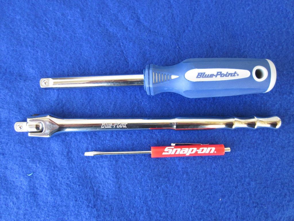 blue point tools 3/8dr flex bar / snap on screwdriver &