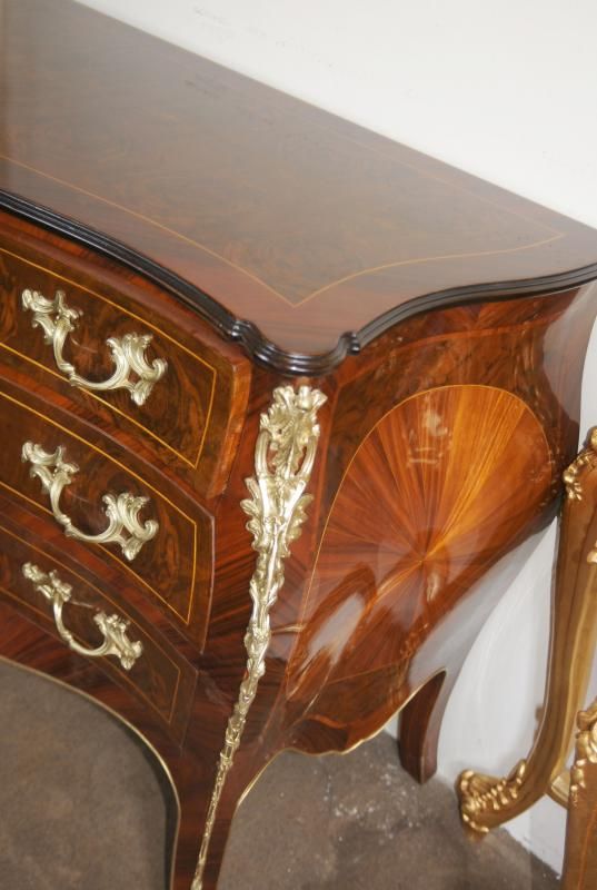 Louis Philippe Bombe Commode Chest Drawers