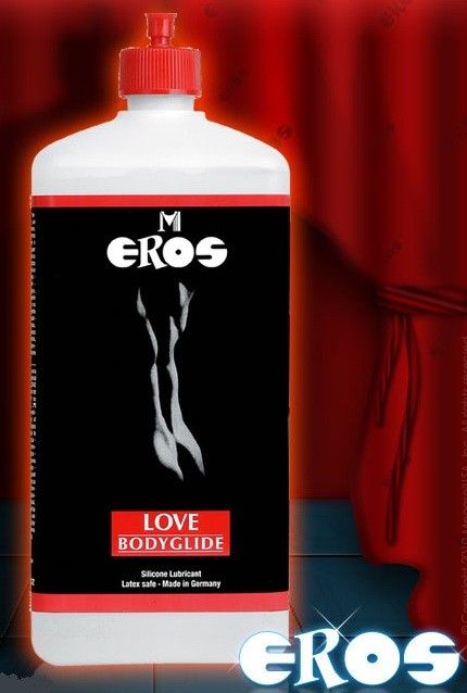 eros love bodyglide silicone lubricant 1000ml