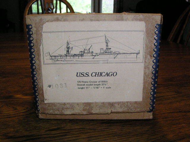 1975 Bluejacket Shipcrafters USS Chicago Model 1/16=1 Scale