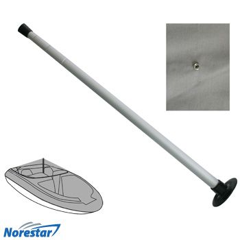 New Boat Cover Support Pole System w Reinforcement Patch