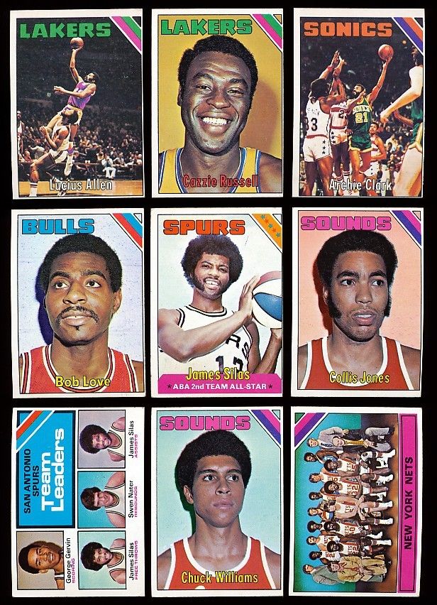   Lot Cazzie Russell Lakers Bob Love Bulls George Gervin Spurs