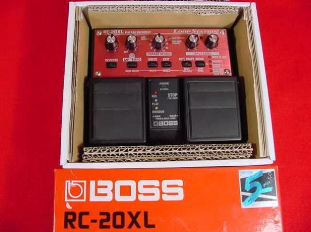 boss rc 20xl phrase recorder loop station twin pedal not