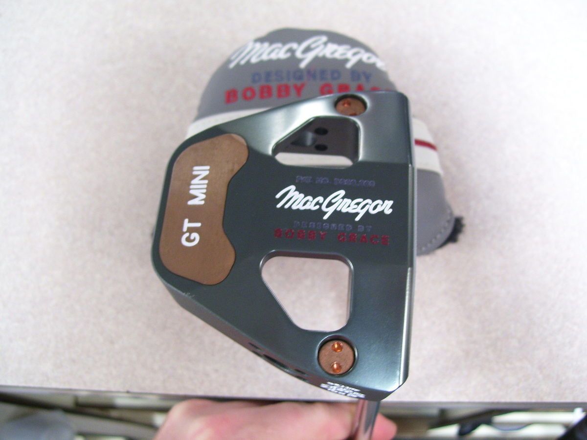 MacGregor by Bobby Grace V Foil GT Mini 35 Putter with Headcover Mint 