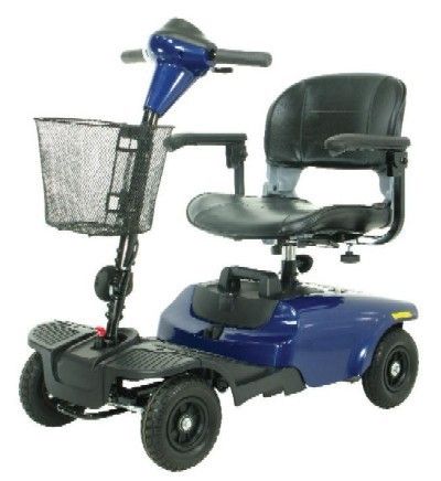 Drive S38651 Bobcat 4 Wheel Compact Travel Medical Mobility Scooter 