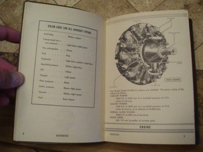 Original 1944 Boeing B 29 Superfortress Engine Change Flight Manual 