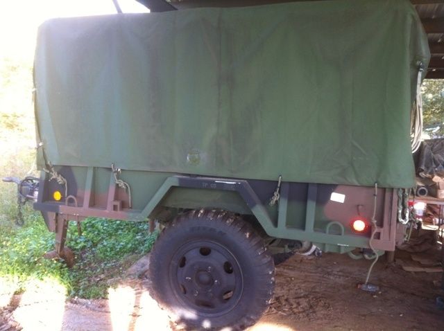 M35A2 M35A1 M35 A2 Deuce Trailer M35 Deuce and A Half Military Trailer 